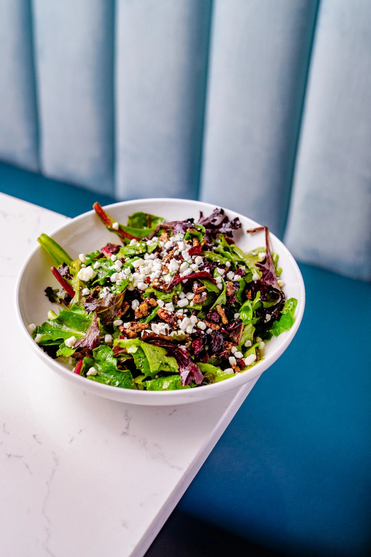 Restaurant menu salad